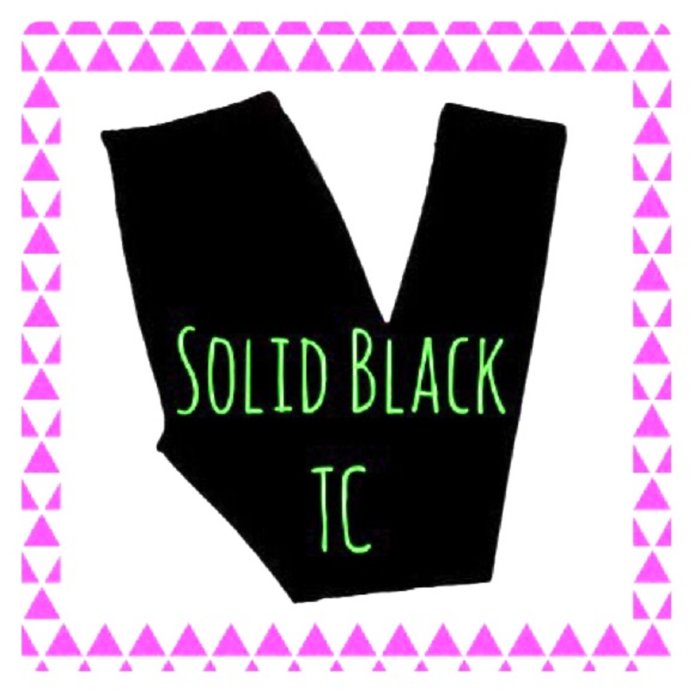 Tall and Curvy Black LuLaRoe leggings